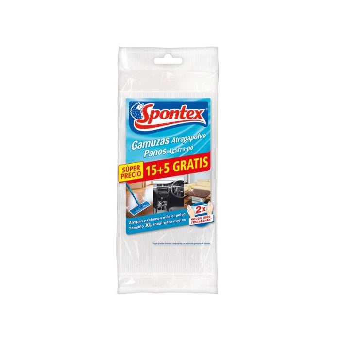 Spontex Chamois Dust Catcher 15 + 5 Units