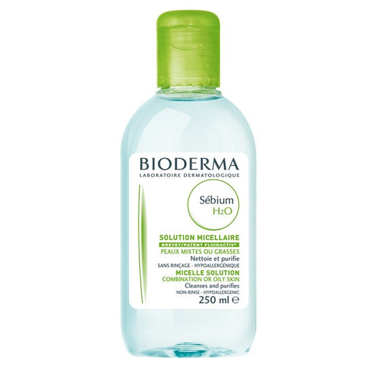 Bioderma Sebium H2o Micelle Solution Combination Or Oily Skin 250ml