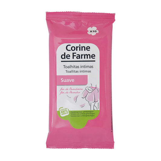 Corine de Farme Suave Intimate Wipes 10 Units