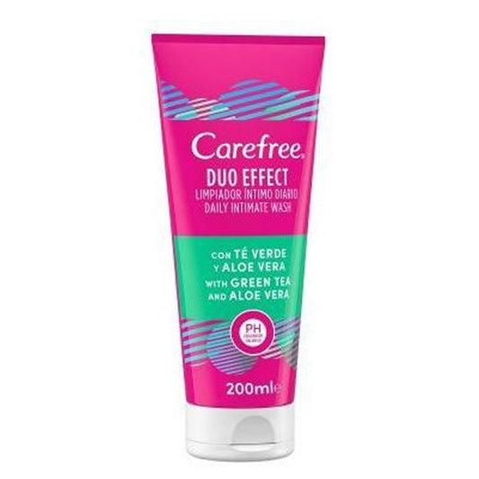 Carefree Duo Effect Intimate Cleanser Green Tea &amp; Aloe Vera 200ml