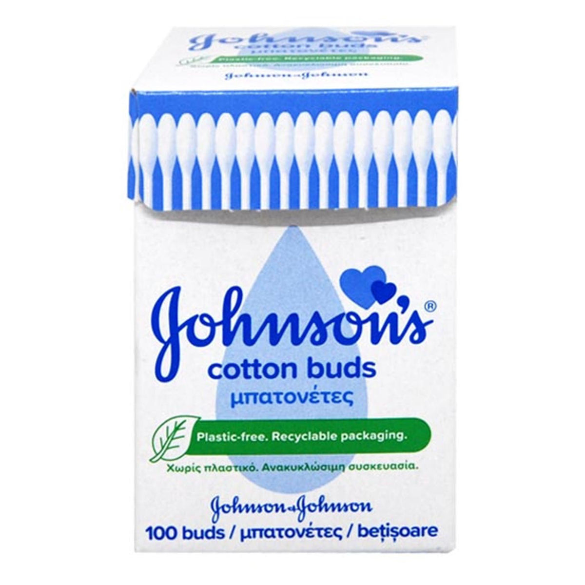 Johnson's Johnsons Cotton Bastoncillos Pack 100un