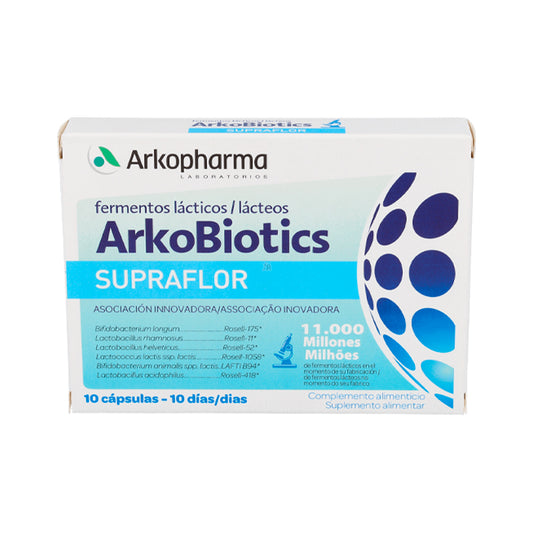 Arkopharma Arkobiotics Supraflor 10 Capsules