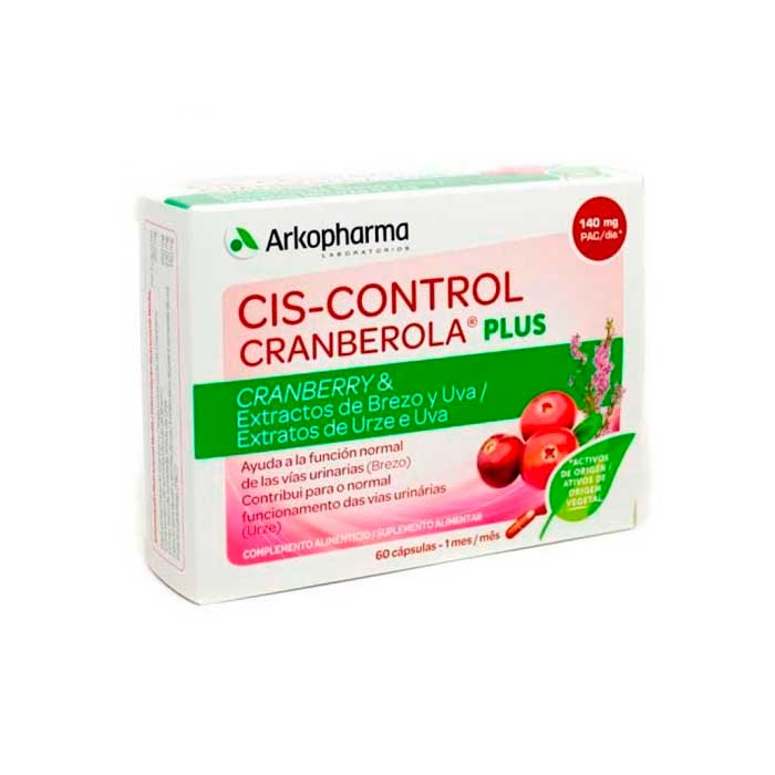 Arkopharma Cranberola Ciscontrol Plus Heather 60 Capsules