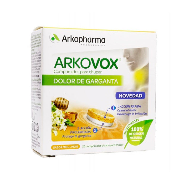 Arkopharma Arkovox Throat 20 Tablets