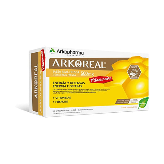 Arkopharma Arkoreal Royal Jelly 500mg 20 Ampoules