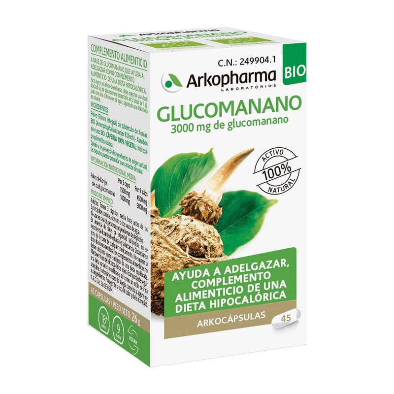 Arkopharma Glucomannan Bio 45 Capsules