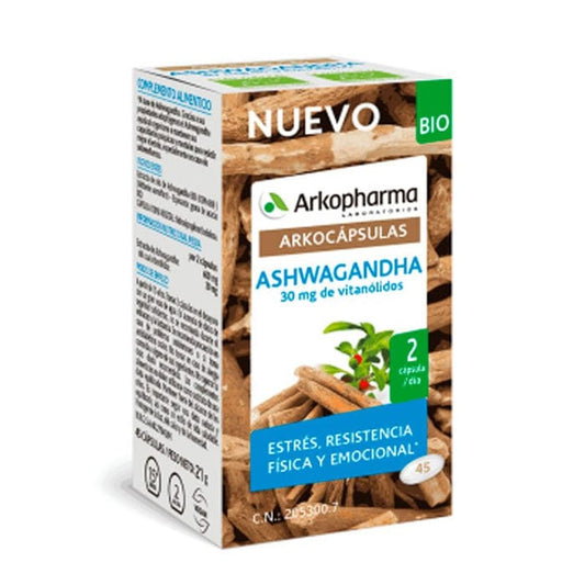 Arkocapsulas Ashwagandha Bio 45 Capsules