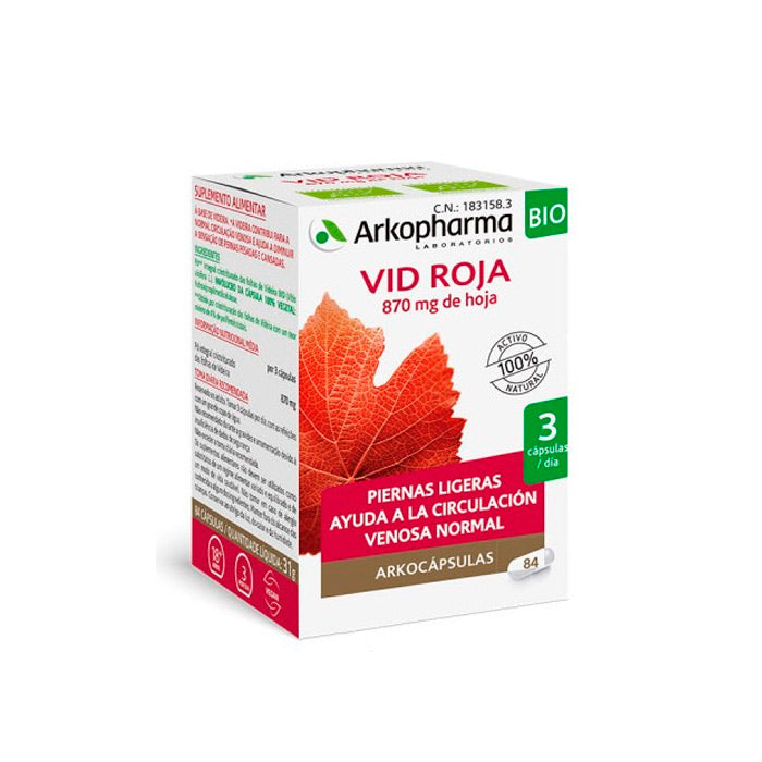 Arkopharma Red Vine 84 Capsules