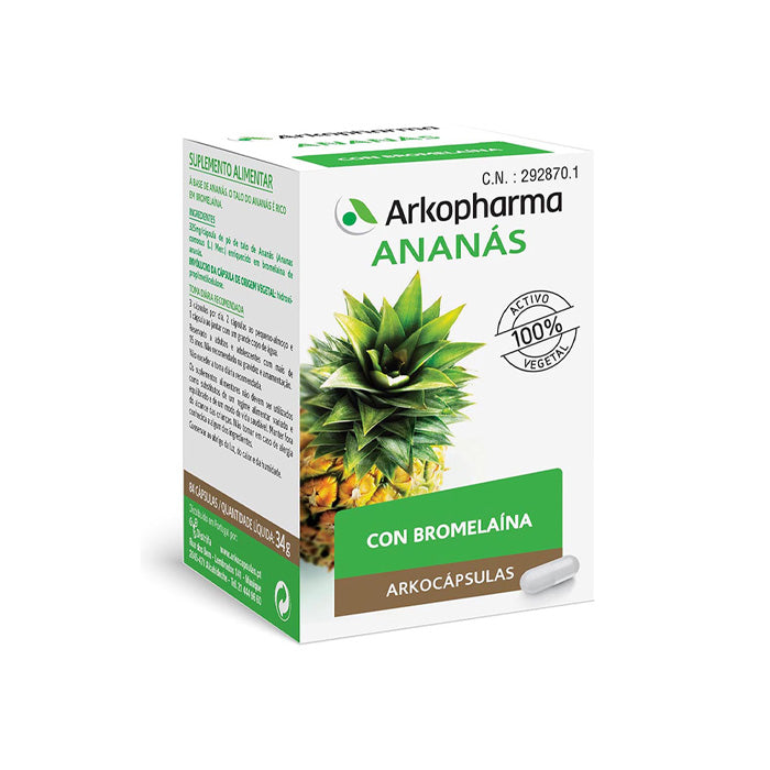 Arkopharma Arkocapsulas Ananas 84 Capsules Jag Couture London - New York