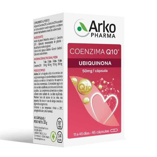 Arkopharma Coenzyme Q10 45 Capsules