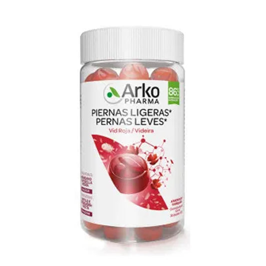 Arkopharma Light Legs 60 Gummies Cranberry And Blackcurrant Flavor