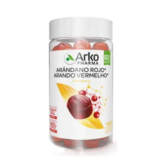 Arkopharma Cranberry 60 Gummies Cranberry And Cherry Flavor