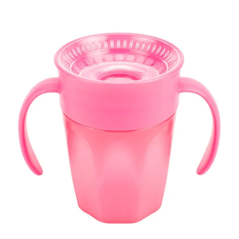 360 Tumbler Without Spout Pink With Handles 200ml Jag Couture London - New York