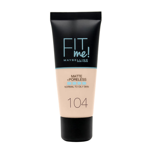 Maybelline Fit Me Matte &amp; Poreless Foundation 104 Soft Ivory 30ml