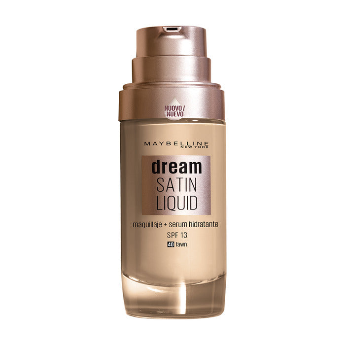 Maybelline Dream Satin Liquid Foundation &amp; Serum 40 Fawn 30ml Jag Couture London - New York