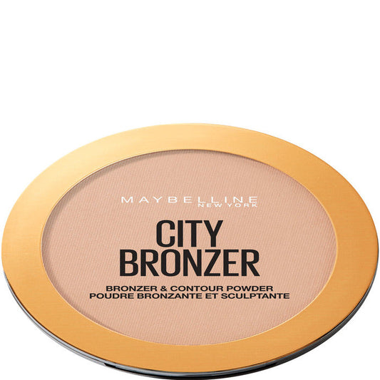 Maybelline City Bronzer &amp; Contour Powder Makeup 250 Warm Medium 8g