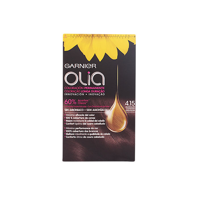 Garnier Olia Permanent Coloring 4,15 Chocolate Jag Couture London - New York