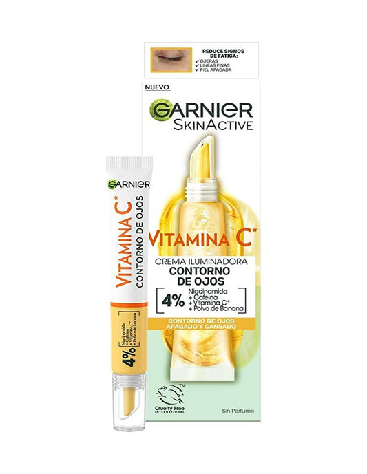 Garnier Skinactive Vitamina C Crema Iluminador Contorno De Ojos 15ml