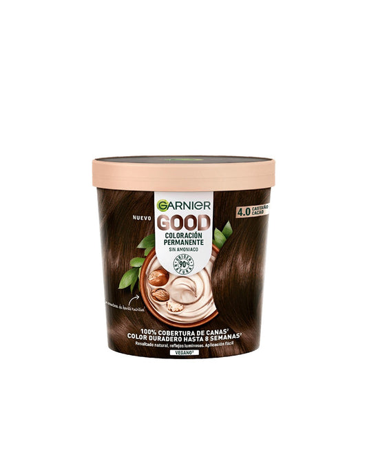 Garnier Good Coloración Permanente 4,0 Castaño Cacao 1 U