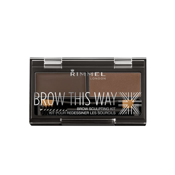 Rimmel Brow This Way Eyebrow Sculpting Kit 003 Dark Brown