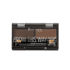 Rimmel Brow This Way Eyebrow Sculpting Kit 003 Dark Brown