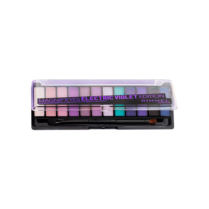 Rimmel London Magnif'Eyes Eyeshadow Palette 008 Electric Violet 12 Shades