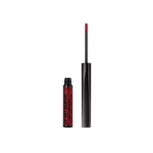 Rimmel London Lip Art Graphic Liner&amp;Liquid Lipstick 810 Be Free