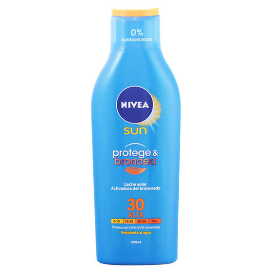 Nivea Sun Protect And Bronze Tan Activating Sun Lotion Spf30 200ml