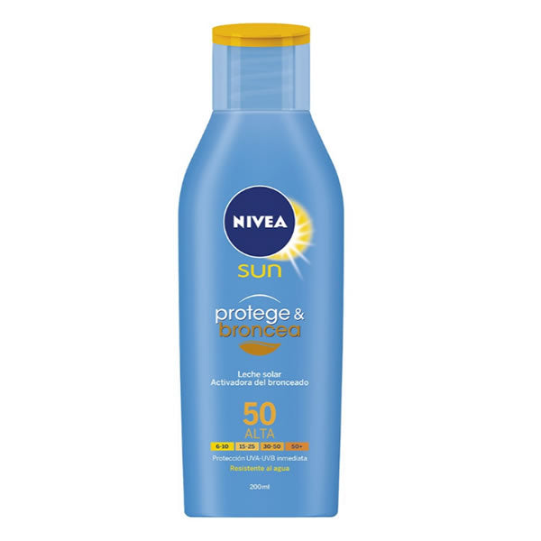 Nivea Sun Protect And Bronze Tan Activating Sun Lotion Spf50 200ml