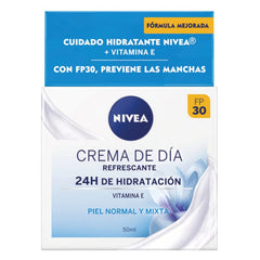 Nivea Cuidado De Día Hidratante Spf30 Piel Normal Y Mixta 50ml