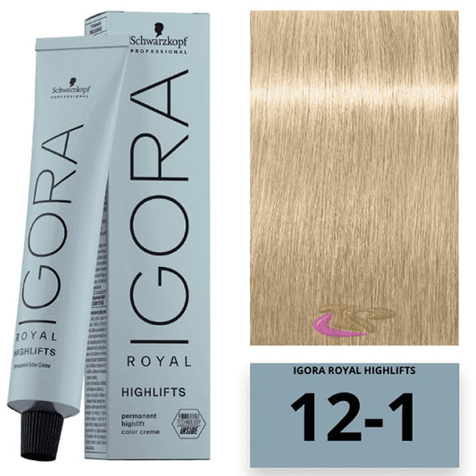 Schwarzkopf Igora Royal Highlifts Ash 12-1 60ml