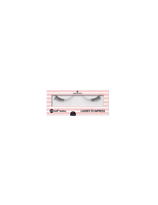 Essence Cosmetics Lashes to Impress Pestañas Artificiales 03-Half Lashes 1 U