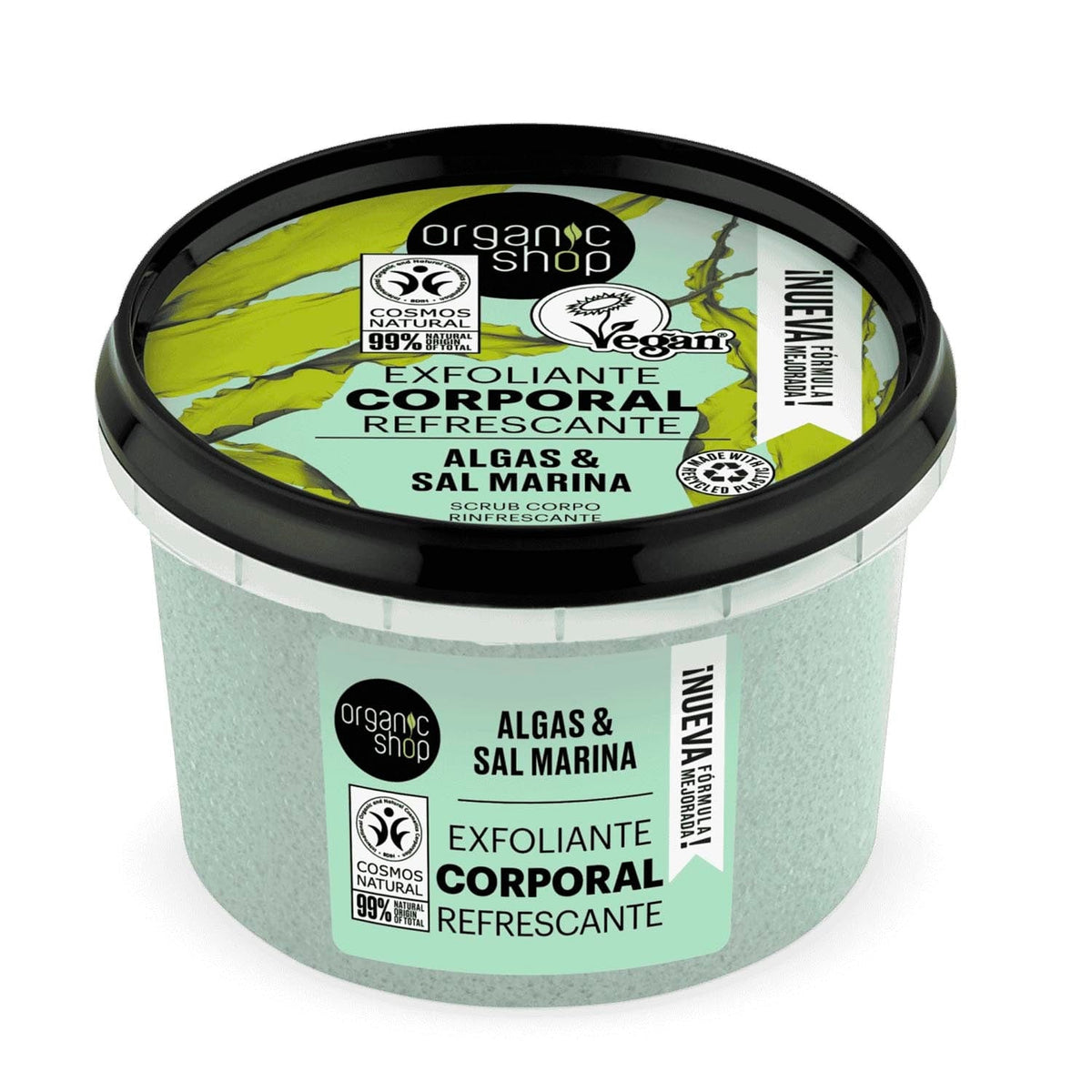 Organic Shop Refrescante Exfoliante Corporal Algas Del Atlantico 1un