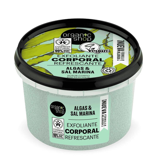 Organic Shop Refrescante Exfoliante Corporal Algas Del Atlantico 1un