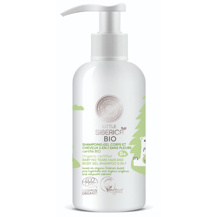 Natura Siberica Organic Certified Baby No Tears Hair And Body Gel Shampoo 2in1 250ml