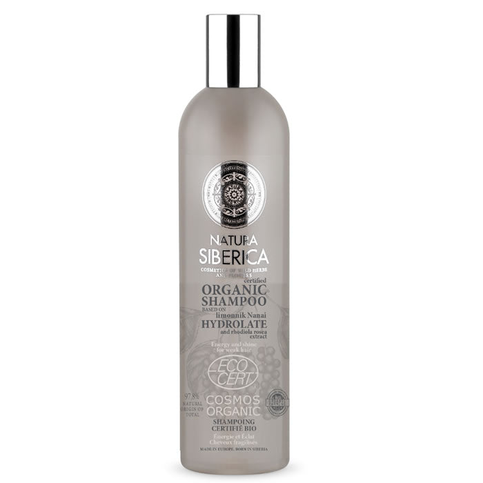 Natura Siberica Certified Organic Shampoo Energy And Shine 400ml