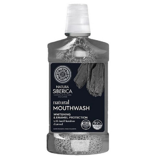 Natura Siberica Natural Mouthwash with Bamboo Charcoal 520ml