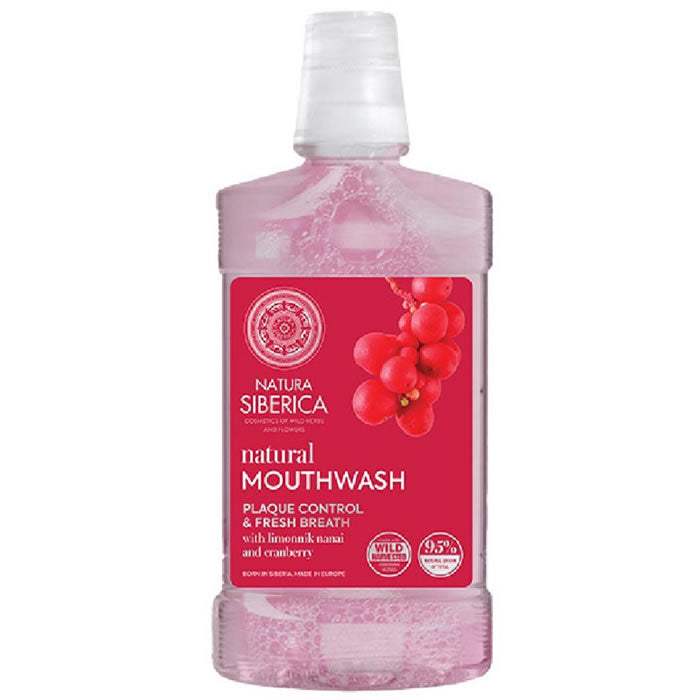 Natura Siberica Natural Mouthwash Schizandra And Cranberry 520ml