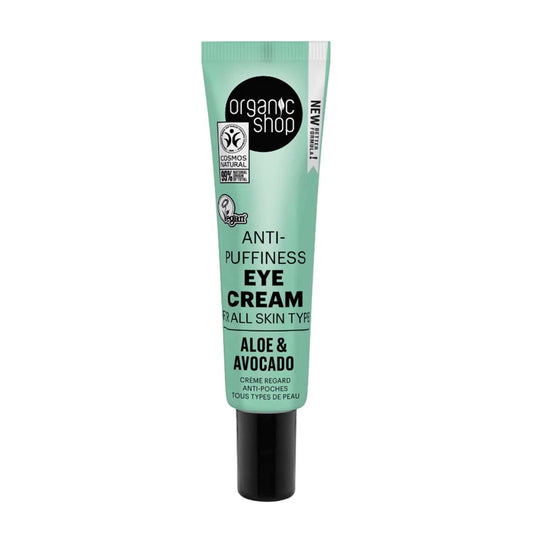 Organic Shop Aloe Crema De Ojos Anti-Puffiness 30ml