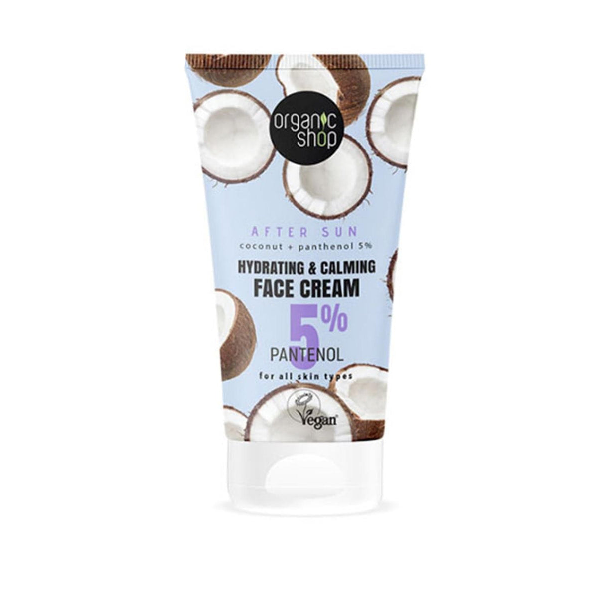 Organic Shop Coconut Crema Facial 5 Pantenol 50ml