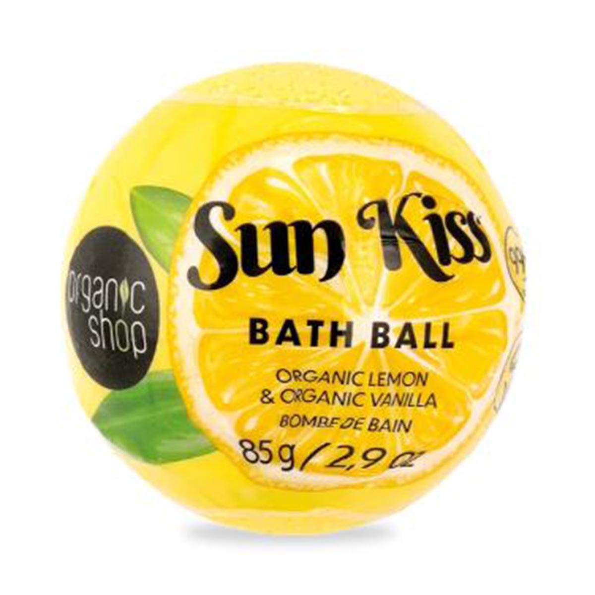 Natura Siberica Sun Kiss Bomba De Baño Organic Lemon 85g