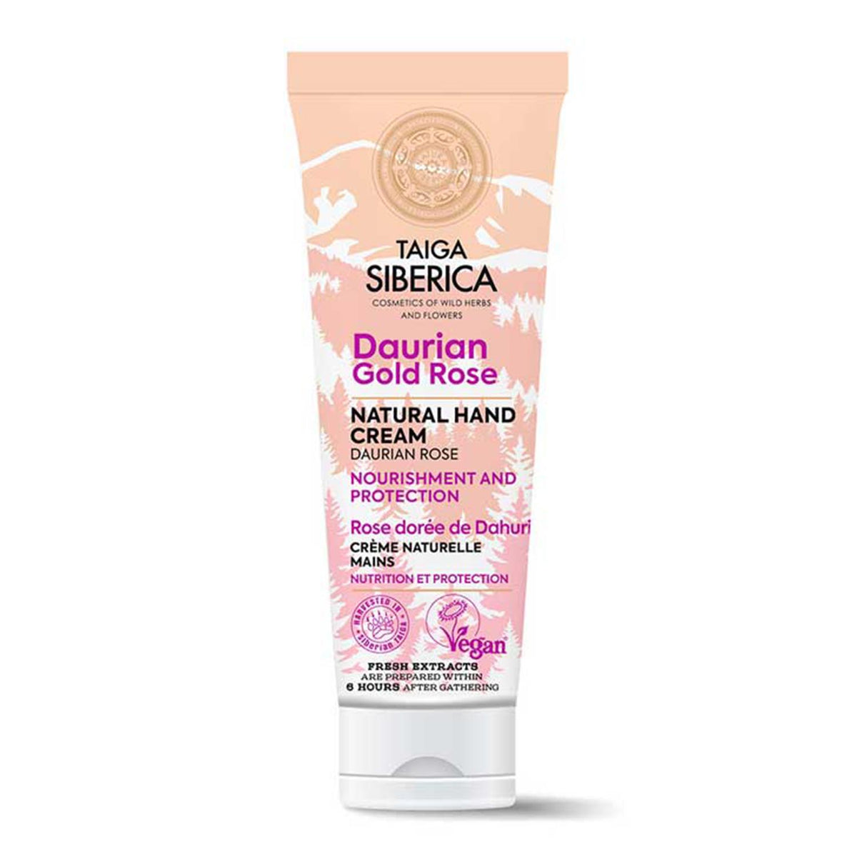 Natura Siberica Taiga Crema De Manos Daurian Gold Rose Natural 1un