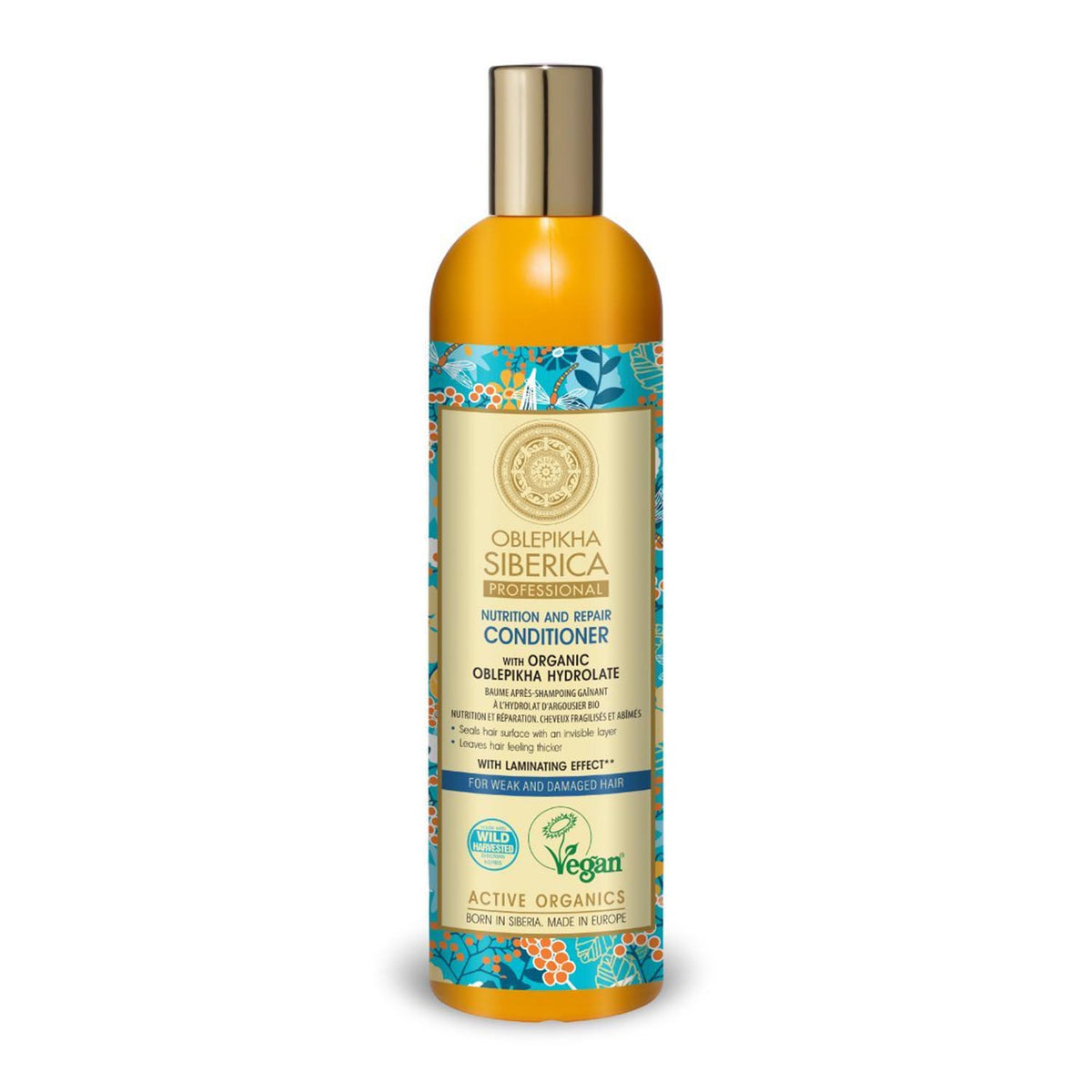 Natura Siberica Oblepikha Nutrition y Repair Acondicionador Cabello Debil y Dañado 400ml