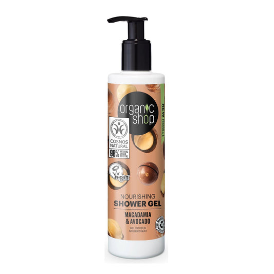 Organic Shop Macadamia y Avocado Gel De Baño 280ml