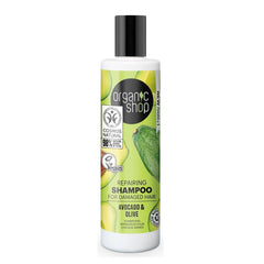 Organic Shop Avocado Repairing Champu Cabello Dañado 280ml