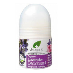 Dr Organic Lavender Deodorant Roll On 50ml