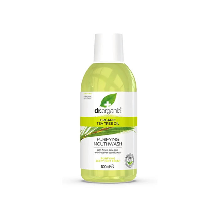 Dr Organic Tea Tree Mouthwash 500ml