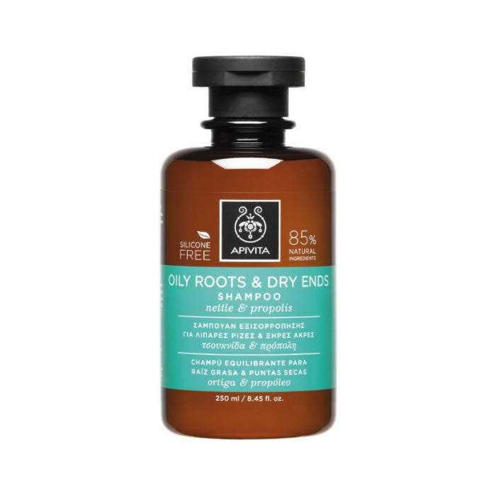 Apivita Shampoo for Fat Roots and Dry Tips 250ml Jag Couture London - New York