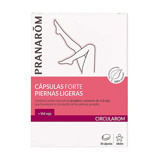 Pranarôm Circularom Forte Light Legs And Circulatory Comfort 30 Capsules