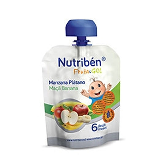 Nutriben Fruit &amp; Go Apple And Banana 90g